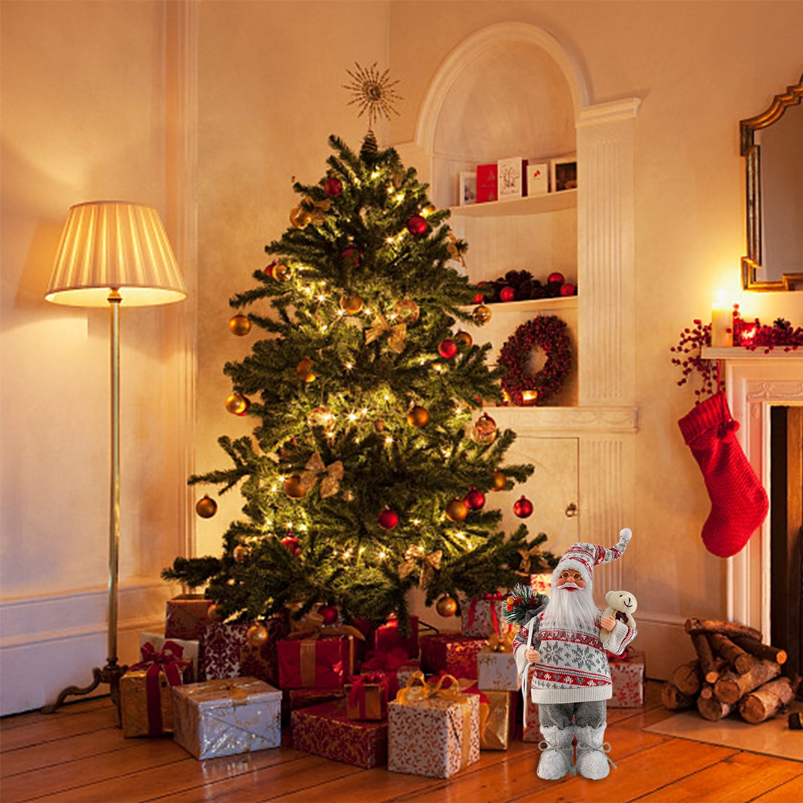 50 Pcs Decoration Noel Sapin Boules De Noël Avec Boule De Noel Rouge Et Or,Decoration Sapin Boules Noel Avec Lanière Pour Decoration De Noël,Mariage,F | Leroy Merlin