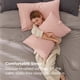 thumbnail image 3 of Juego de 2 fundas de almohada Bedsure, tamaño estándar, color rosa rubor, 3 of 7