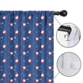 thumbnail image 4 of Blackout Kids Curtains,Blue Christmas Santa and Snowflake Pattern Childrens Insulated Curtains Set Of 2,Bedroom Essentials,Toddler Room Decor 42"x54", 4 of 5
