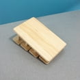 thumbnail image 4 of Wooden Riser Display Stand Countertop Step Riser Craft Shows Sunglass Holder 2 Tier, 4 of 8