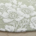thumbnail image 3 of SAFAVIEH Glamour Declan Floral Area Rug, Sage/Ivory, 6' x 6' Round, 3 of 10
