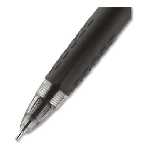 "Signo 207 Needle Point Gel Pen, Retractable, Medium 0.7 Mm, Black Ink, Black Barrel, Dozen | Bundle of 2 Dozen"