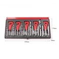 thumbnail image 5 of Riwcyla 131PCS Auto Screw Thread Repairing Tool Screw Tooth Repairing for Auto Repairing Shop Household Car Repairing Utility Tool Set, 5 of 5