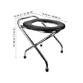 thumbnail image 2 of PAMINGONO Chaise de Toilette avec Roues pour Adultes avec Conception d'Assise Sécuritaire 1 Pcs, 2 of 7