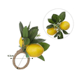 thumbnail image 4 of Juego de 6 Servilleteros de LimóN con Forma de Hoja de Vid de LimóN para DecoracióN de Mesa de Comedor, Banquete, Boda, CumpleañOs, Navidad., 4 of 7