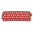 thumbnail image 2 of Ratiio Cute Baseball Pattern Leather Pencil Case, Pencil Pouch with Durable Zipper, Compact and Stylish Organizer for Stationery, Art Supplies, Travel Essentials, 2 of 8