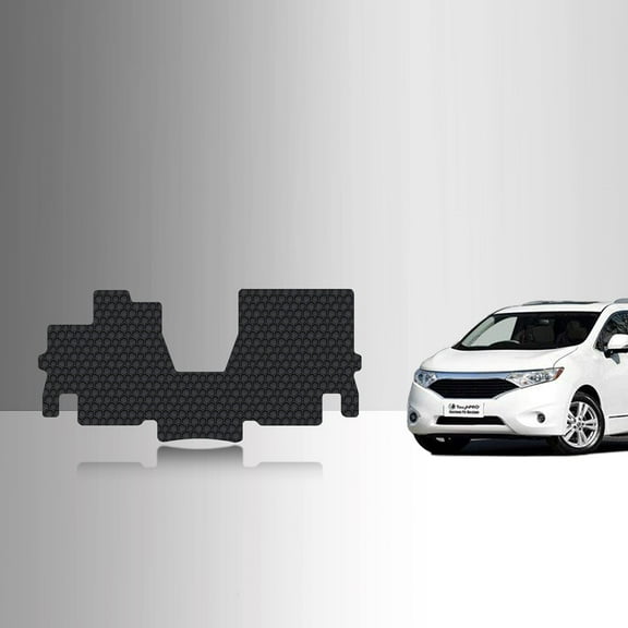 ToughPRO Front Mats Compatible with Nissan Quest 2012 - All Weather Heavy Duty (Made in USA) Black Rubber
