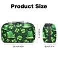 thumbnail image 5 of Saint Patrick's Day Cable Organizer Waterproof Oxford Cloth Travel Case, PC Case, Cable Organizer Bag, Cable Organizer Desk, Electronic Digital Products Storage Case 5.9x9.44x3.14 in, 5 of 6