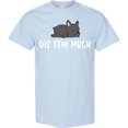 thumbnail image 3 of Inktastic Napping Dis Tew Much Grey Frenchie T-Shirt, 3 of 5