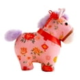 thumbnail image 2 of Adorno de Peluche del Año del Caballo 2026 – Figura de Animal de Peluche Suave Rojo y Dorado con Bordado, Lazo Colgante para Coche, Escritorio o Hogar, Regalo Decorativo para el Año Nuevo Chino, 2 of 6