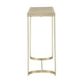 thumbnail image 4 of Weston Home Sami Glam Rectangular Wood and Metal Console Table, Gold Finish, 4 of 5