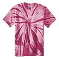 thumbnail image 5 of Mafoose Men's Short Sleeve Tie-Dye Male Cotton T-Shirts Maroon L, 5 of 6