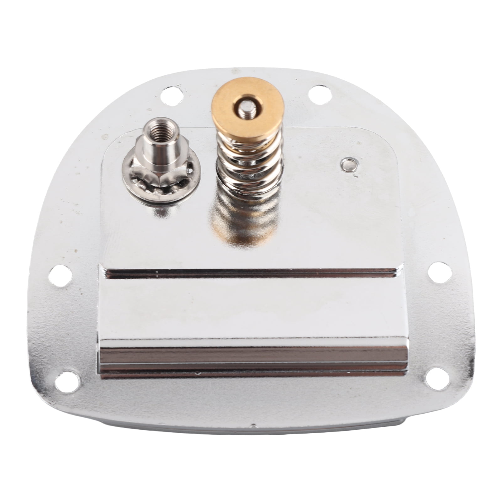 YAHHU Zinc Alloy Tremolo Bridge Vibrato Tailpiece Set for Electric Guitar, Silver Replacement Parts with Screws and Arm (6.3 inches / 16 cm)