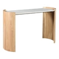thumbnail image 2 of Dala Marble & Oak Console Table - Moe's Home Collection-Color:Natural,Material:Oak, 2 of 4