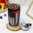 thumbnail image 3 of Firefighter Gifts For Men - 20oz Stainless Steel Tumbler for Dad from Daughter Son - Cool Birthday Gifts For Husband from Wife - Christmas Gifts for Firefighter Boyfriend, 1 Piece, 3 of 6