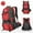 Red, variant on 50L Hiking Backpack, Lightweight Camping Bag, 45+5L Backpack for Backpacking, Travel, Hiking, Multi-Function Storage Backpack