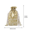 thumbnail image 3 of Clearance!Christmas Drawstring Gift Bags, 35PCS Merry Pouch Christmas Foil Gift Wrapping Sacks Pouches, drawstring Bags for Party Presents Treats Stocking Stuffers (35), 3 of 7