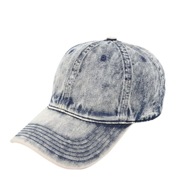 DeHolifer Baseball Cap Cotton Adjustable Classic Low Hat Unconstructed Plain Hole Out Peaked Cap for Men Women