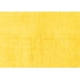 thumbnail image 1 of Ahgly Company Indoor Rectangle Solid Yellow Modern Area Rugs, 5' x 8', 1 of 4