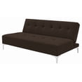 thumbnail image 2 of Sofá Cama Reclinable EL BAZAR STORE Vegas Lino Chocolate Moderno Abotonado, 2 of 6