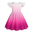 thumbnail image 6 of KkSLirnhs Dresses for Girls Size 6 Sleeveless Stretchy Dress A Line Twirly Skater School Recital Dress Short Sleeve Round Neck Dress 7 Years Pink, 6 of 7
