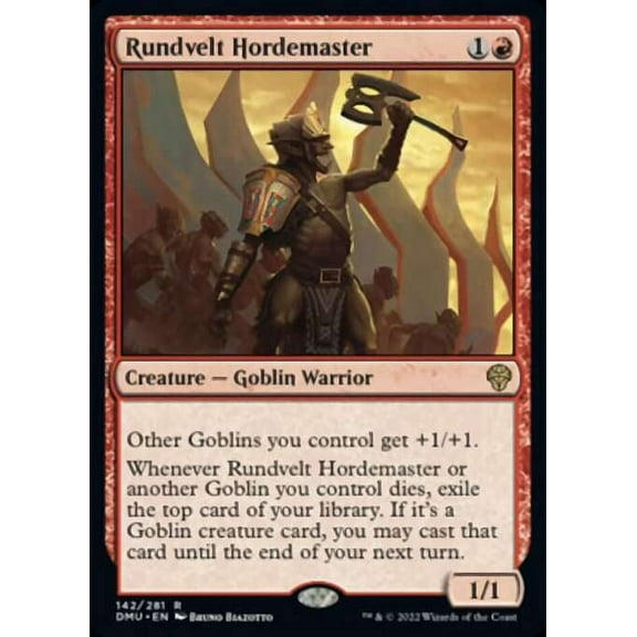 MtG Dominaria United Rare Rundvelt Hordemaster #142