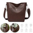 thumbnail image 4 of Bolso Hobo Bandolera para Mujer Con Correa Ajustable Satchel Cuero PU, 4 of 9
