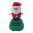 thumbnail image 1 of Christmas Solar Dancing Toys - Solar-Powered Shaking Head Figures, Elk, Santa, Snowman, Penguin & Tree, Fun Car Dashboard Interior, Office Desk, Windowsill & Home Decorations,L,One Size, 1 of 4