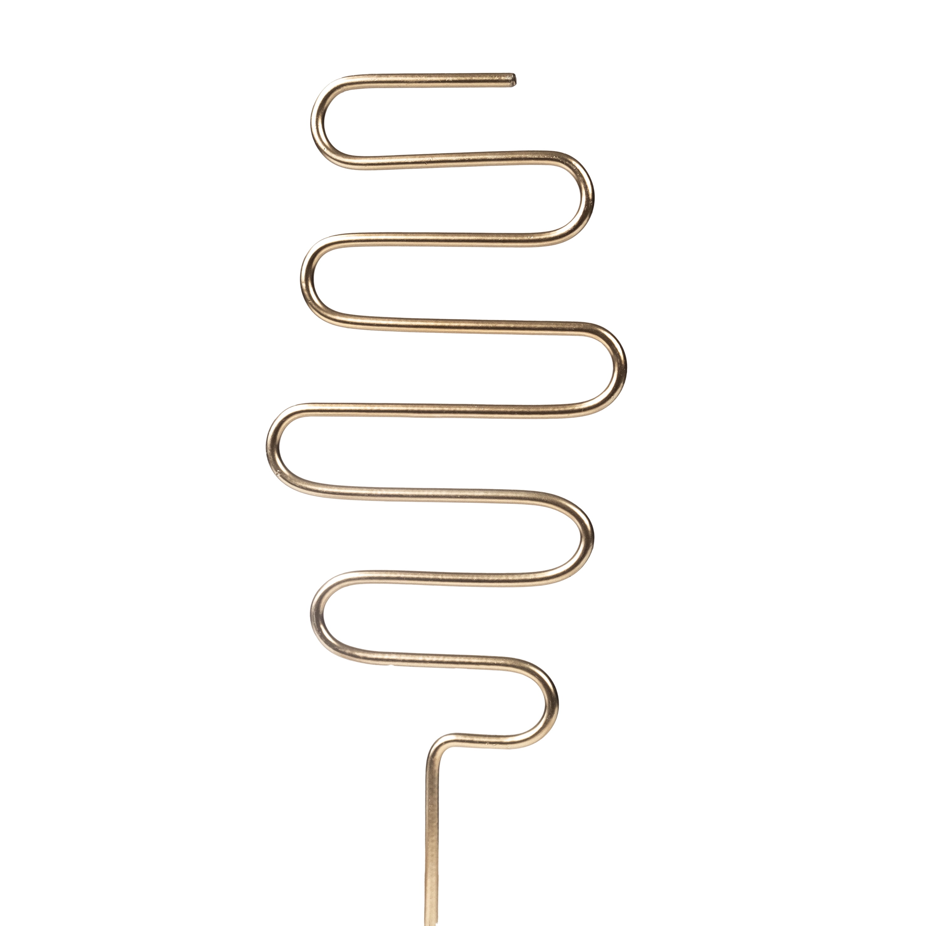 (4 pack) Better Homes & Gardens 2PK Golden Metal Plant Stake, Set of 2, 13in Height