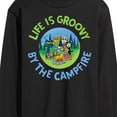 thumbnail image 3 of Pete The Cat - Groovy By The Campfire - Men's Long Sleeve T-Shirt, 3 of 6