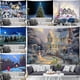 thumbnail image 2 of Tapiz de muñeco de nieve de Navidad colgante de pared Papá Noel regalos bohemios Hippie ambiente festivo decoración del hogar, 2 of 4
