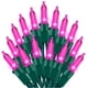thumbnail image 1 of Cadena de luces LAMPHOME 100 LED rosas 6,6 m 120 V IP44, 1 of 7