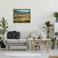 thumbnail image 3 of Stupell Industries Equestrian Horse Landscape Animals & Insects Painting Gold Floater Framed Canvas Art Print Wall Art, 31 x 25, 3 of 10