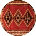 thumbnail image 1 of Ahgly Company Indoor Round Persian Orange Traditional Area Rugs, 5' Round, 1 of 1