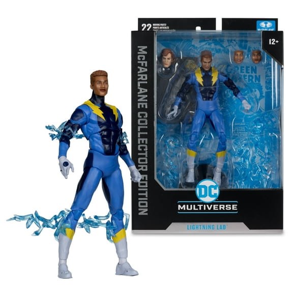 Lightning Lad Character (Legion of Super-Heroes) Collector Edition 7" Collectible Figure - McFarlane Toys