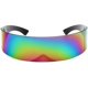 thumbnail image 2 of 2 piezas Gafas futuristas Gafas de graduación Future Soldier Space Alien Robot Gafas de sol Plata metalizada para fiesta Disfraz festivo de cosplay (color), 2 of 3