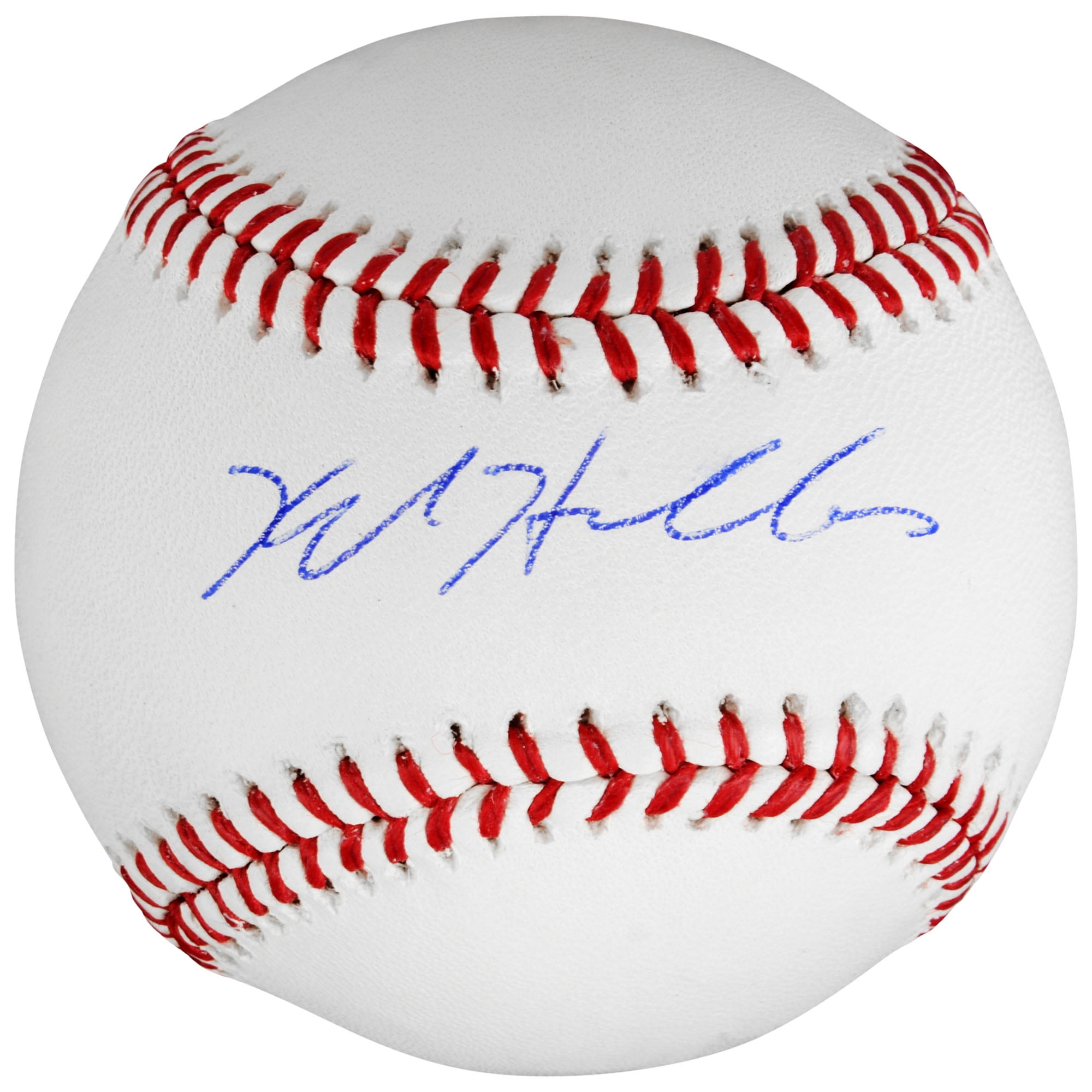kyle hendricks autographed baseball