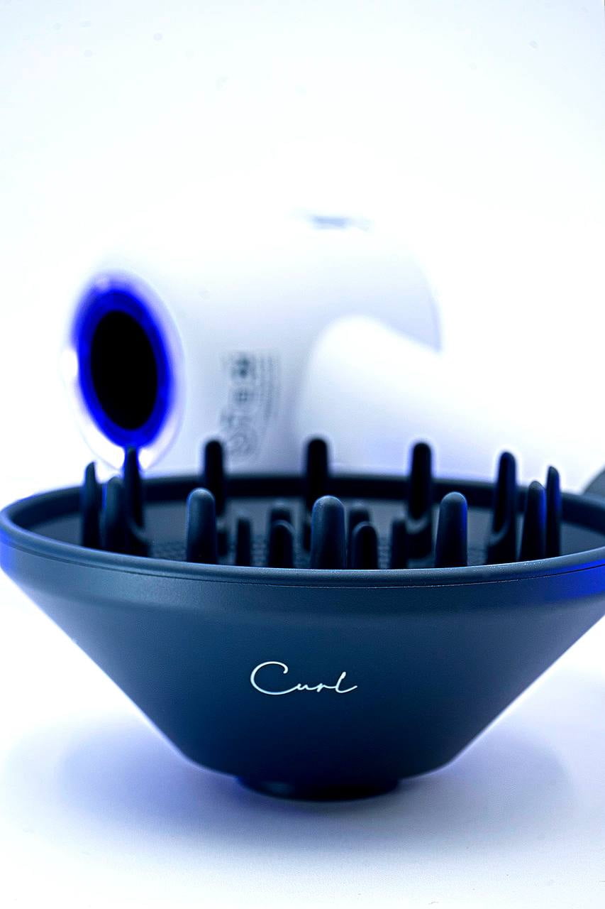 Curly Hair Diffuser Attachment by Supreme Trimmer | Adaptable for Blow Dryer SHD347 for Curly, Wavy & Natural Looking Hair | HDi300 Blue