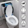 Pzuqiu Reusable Toilet Lid Covers Elongated Toilet Tank Lid Covers