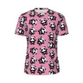 thumbnail image 6 of Rocae Cute Panda for Men's Mesh Quick-Dry Short Sleeve Workout T-Shirt,Mens Crew Neck Tee Lightweight Soft Classic T Shirts XX-Large, 6 of 9