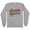 Grey, variant on Very Merry Uncle Long Sleeve Shirt Unisex Medium White