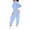 Blue, variant on V Neck Romper Pjs for Women Winter Onesie Pajamas Butt Flap Fleece Jumpsuit Casual One Piece Fuzzy Sleepwear Gray XL
