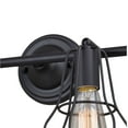 thumbnail image 2 of Vaxcel Clybourn 4 Light Bronze Adjustable Wire Cage Bathroom Vanity Fixture, 2 of 5