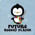 thumbnail image 3 of Inktastic Future Hockey Player Penguin Baby Burp Cloth, 3 of 3
