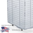 thumbnail image 4 of Four-Sided Revolving 14"W x 20"H Pegboard Counter Display w/ 32 4" Hooks, 4 of 6