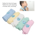 thumbnail image 3 of 5PCS Soft Cotton Kids Face Towels Absorbent Reusable Hand Drool Towels for Quick Cleansing, 3 of 7