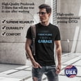 thumbnail image 5 of Greenyef Graphics I Cant I Have Plans In The Garage Men's T-Shirt (Black & Sky Blue, X-Large), 5 of 6