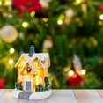 thumbnail image 4 of PENGXIANG Modèle de Maison avec Lumières LED Décorations de Noël Ornement en Résine Cadeaux 2.3*3.5 Po, 4 of 14