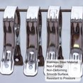 thumbnail image 4 of Uxcell 60Pcs Pinzas de Acero Inoxidable 1.7 pulgadas Clips para Cubierta de Piscina Viento para Colgar, 4 of 6