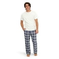 thumbnail image 6 of Hanes Men's 2pk Ultrasoft Flannel Sleep Pants, Sizes S-XL, 6 of 9